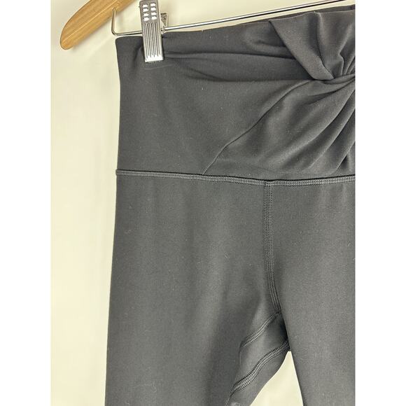 🦄 Rare Lululemon Align High Rise Crop 23" Twist Waist Legging Pant Black Size 4 - Picture 6 of 15